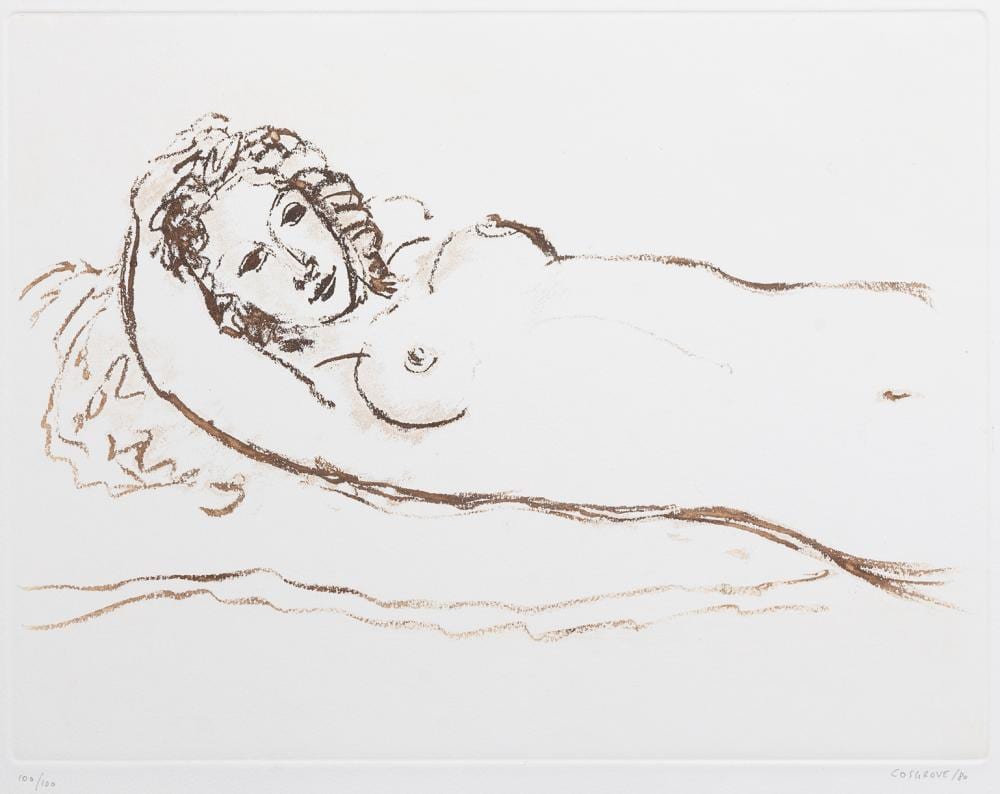 Stanley Cosgrove comparable auction result: stanley cosgrove untitled reclining nude