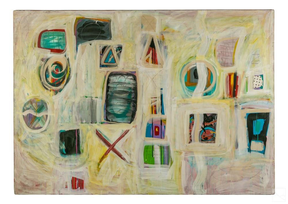 Marvin Markman comparable auction result: marvin markman 1949 2008 modern abstract painting