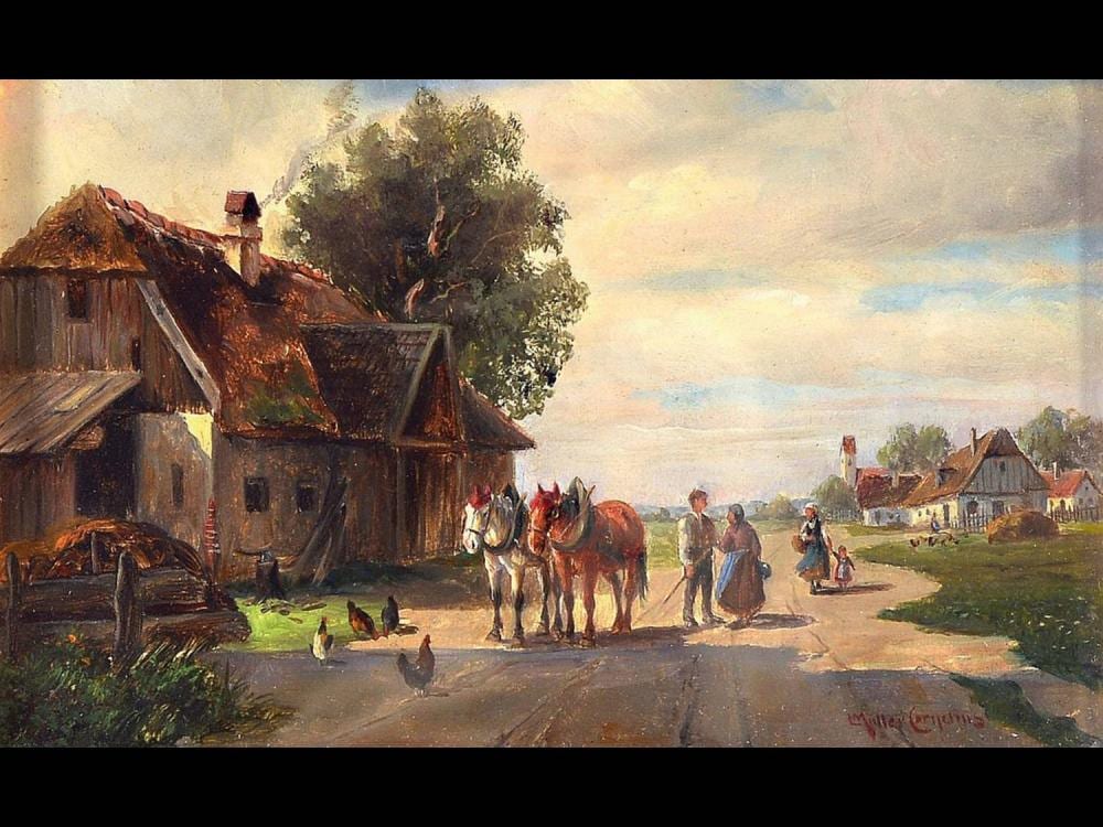 Ludwig Müller-Cornelius comparable auction result: ludwig m ller cornelius 1864 1943 munich farmer with