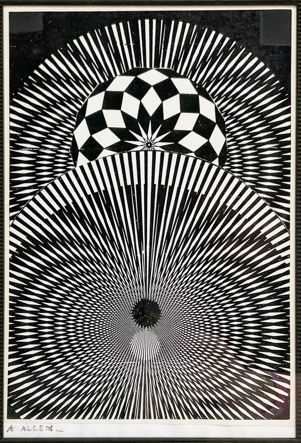 Richard (1933) Allen comparable auction result: richard allen illusions