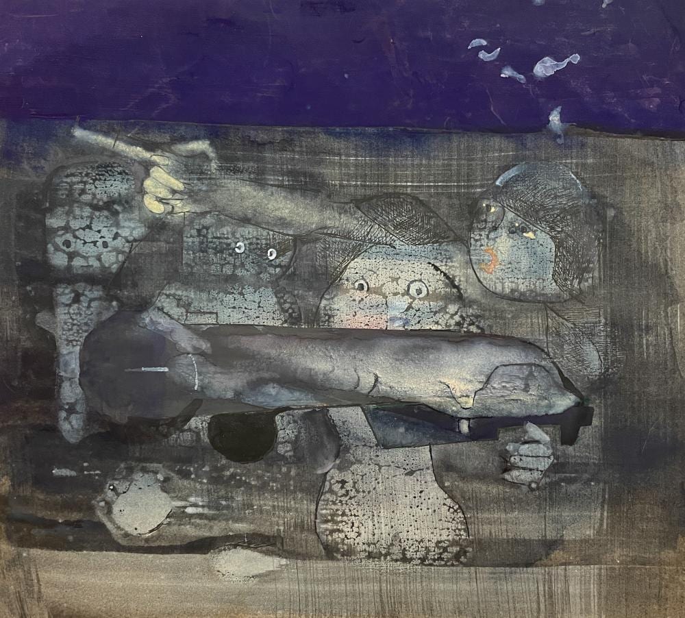 Benoît Gilsoul comparable auction result: beno t gilsoul untitled