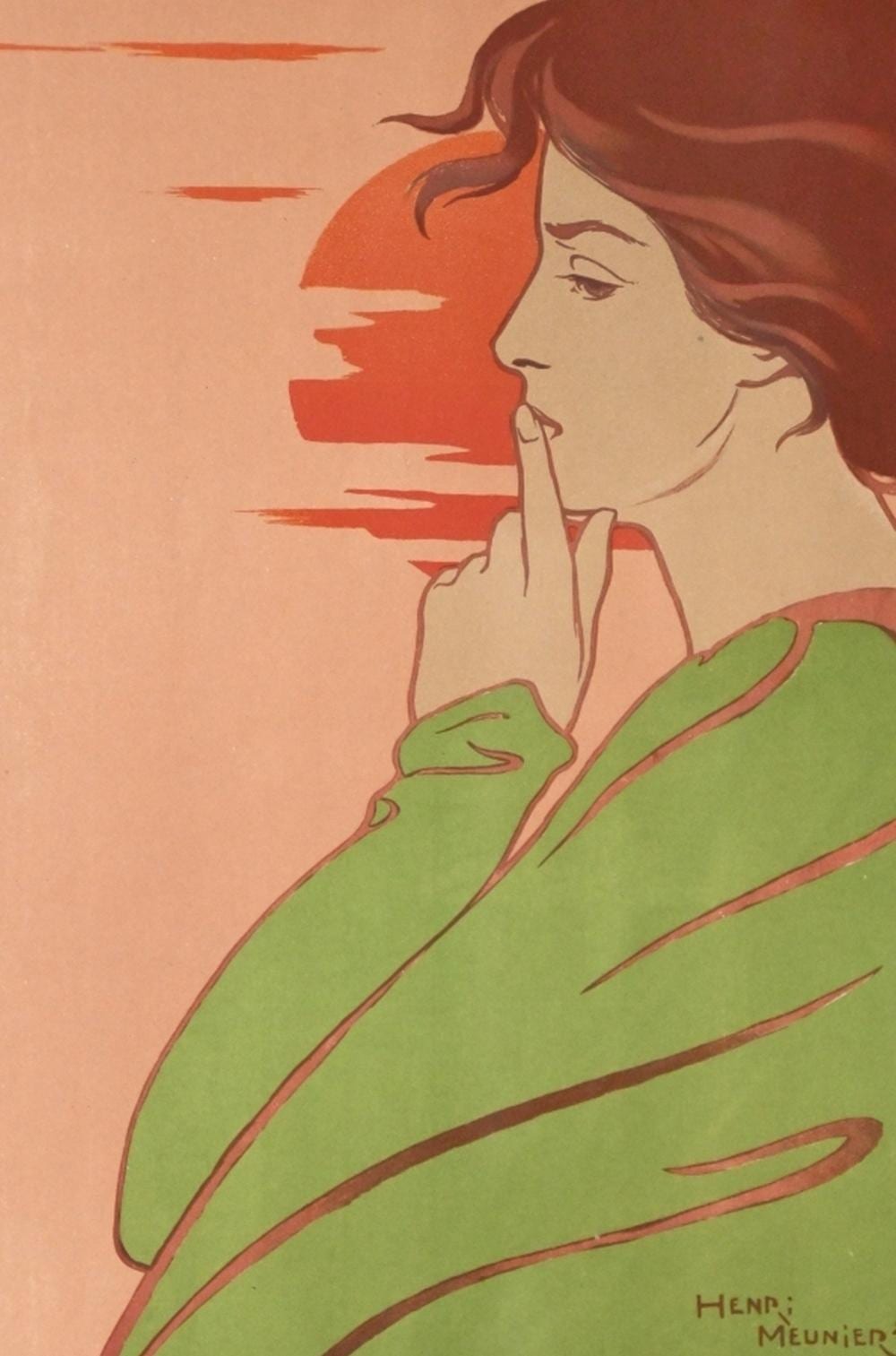 Henri Georges Jean Isidore Meunier comparable auction result: meunier l heure du silence