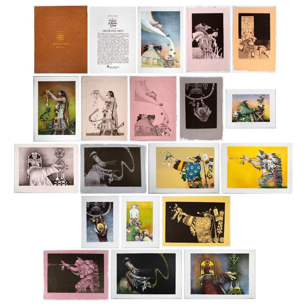 John Lawrence Doyle comparable auction result: john lawrence doyle the great human race medicine men