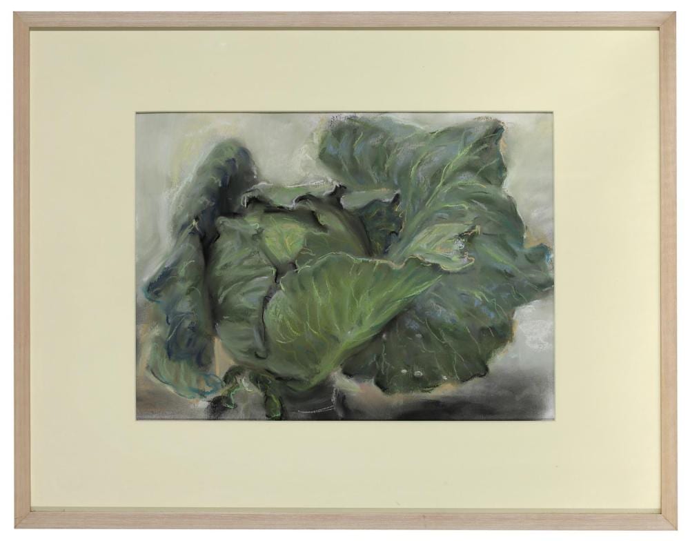 Janet Dawson comparable auction result: janet dawson b 1935 cabbage 3 2004 pastel on paper