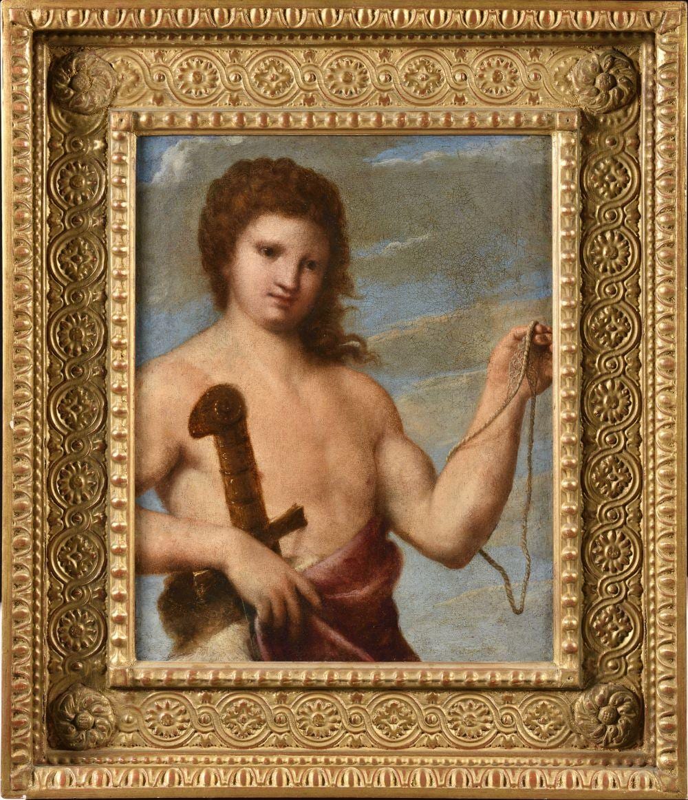 Marco Liberi comparable auction result: marco liberi vers 1640 apres 1687 david toile peut tre un fragment hauteur 52 cm large