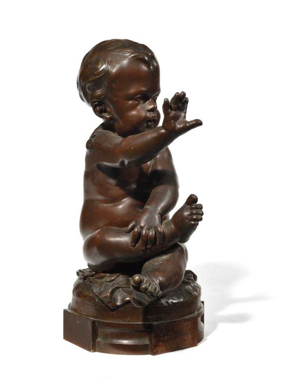 Adolphe Itasse comparable auction result: adolphe itasse 1830 1893 enfant la m daille sculpture en bronze sign sur la base a itasse port