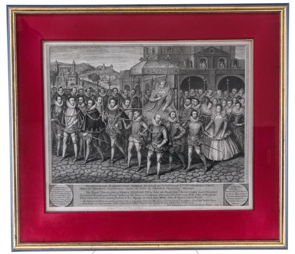 george vertue royal procession of queen elizabeth · Nest Egg Auctions · 2022-03-27 George Vertue comparable auction result: george vertue royal procession of queen elizabeth