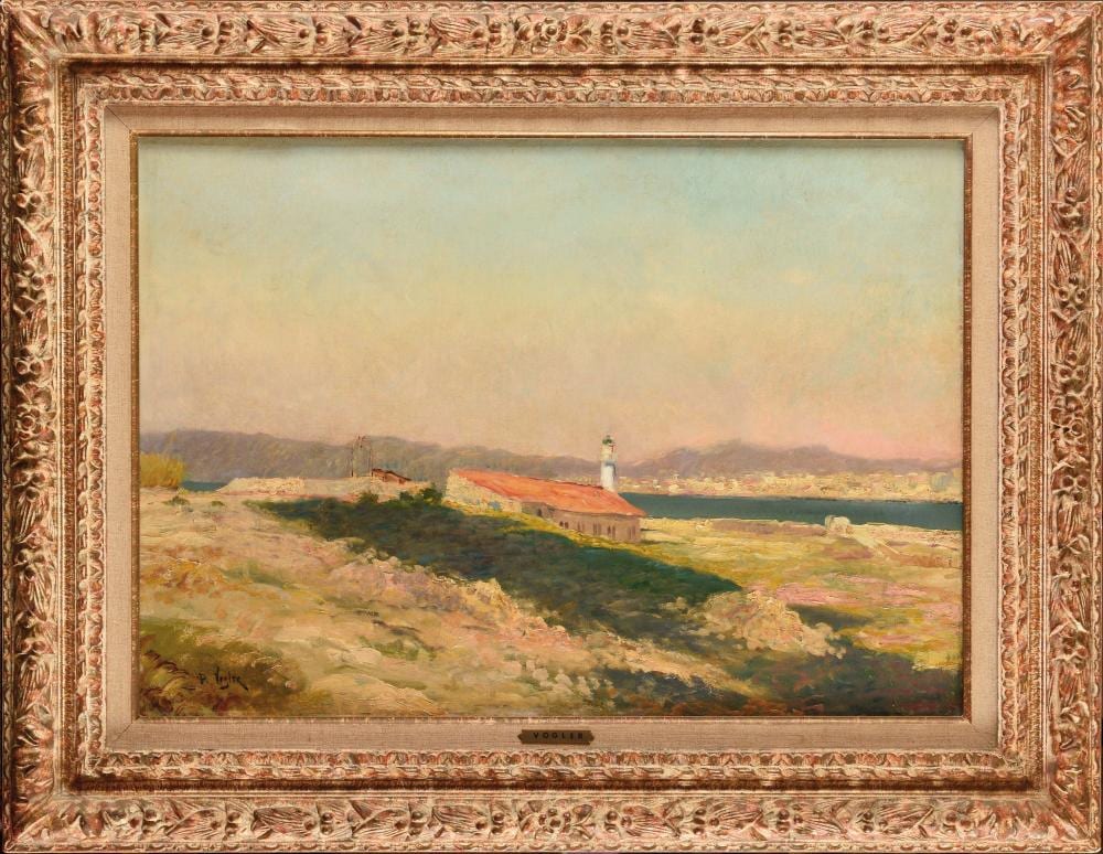 Paul Vogler comparable auction result: paul vogler 1852 1904 bord de mer huile sur toil
