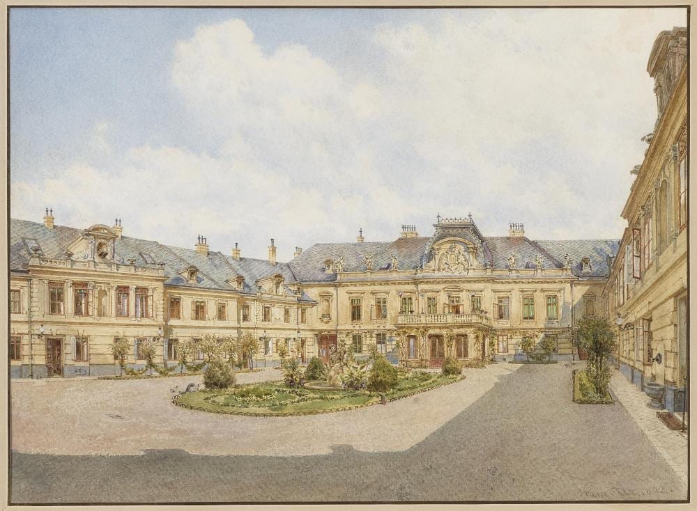 Franz (1821) Alt comparable auction result: franz alt 1821 vienna 1914 ibid palais of archduke carl ludwig in vienna