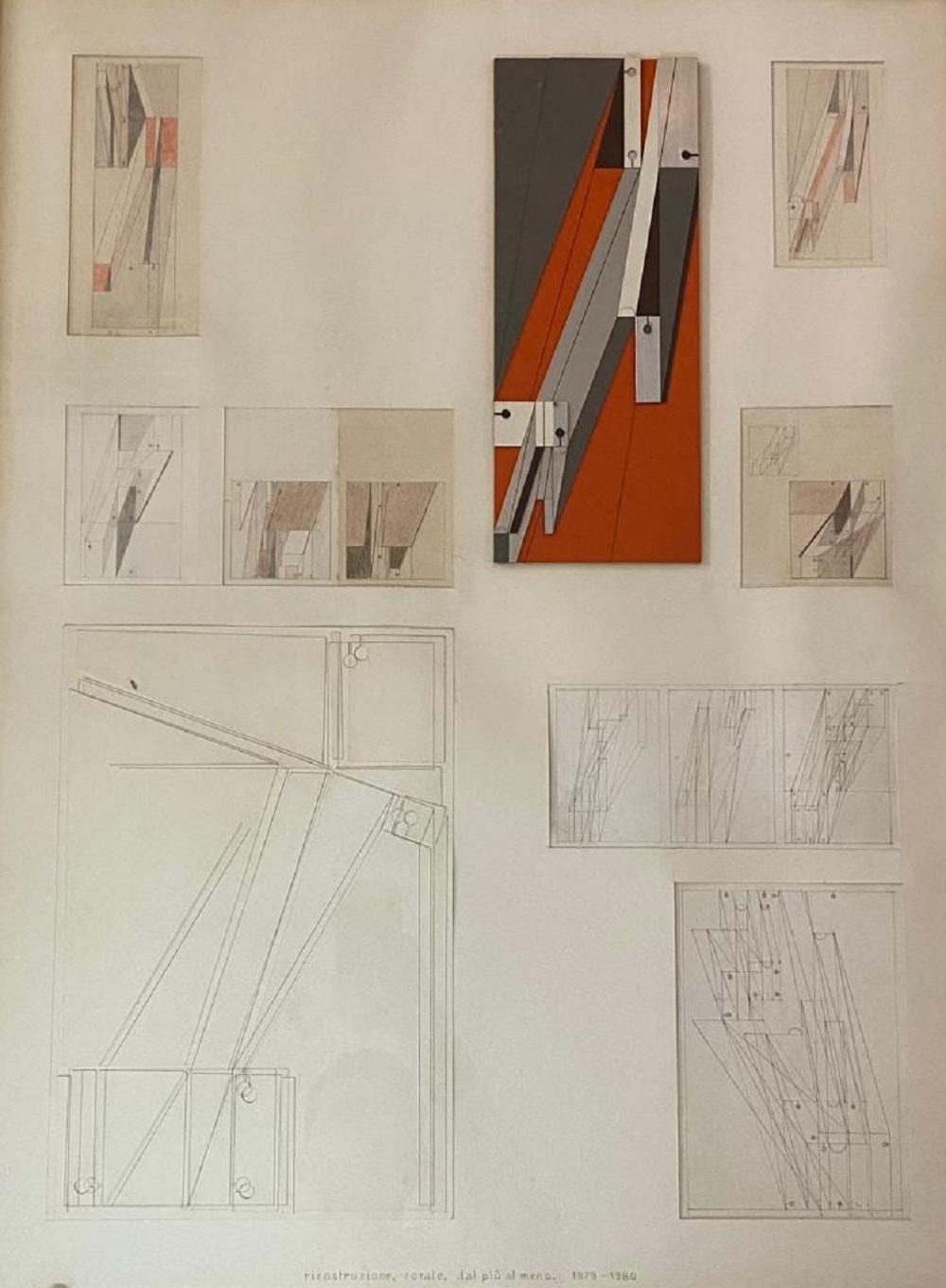 Michelangelo Conte comparable auction result: michelangelo conte ricostruzione corale dal pi al meno 1979 80