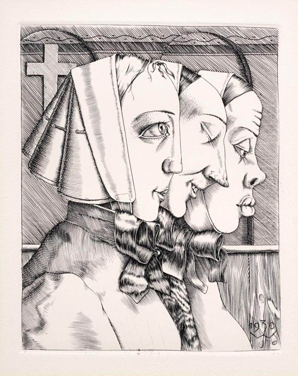 Johannes Wüsten comparable auction result: johannes w sten andacht 1930