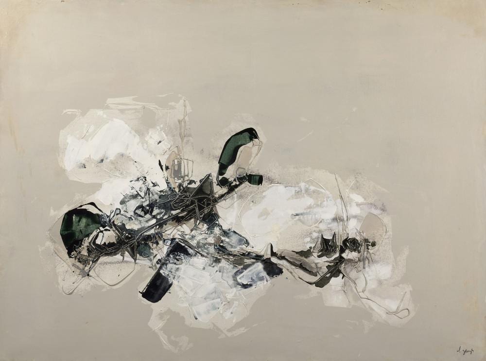 Claude Georges comparable auction result: claude georges 1929 1988 sans titre technique mixte sur toile
