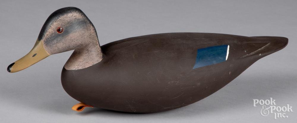 Hurley Conklin comparable auction result: hurley conklin black duck decoy