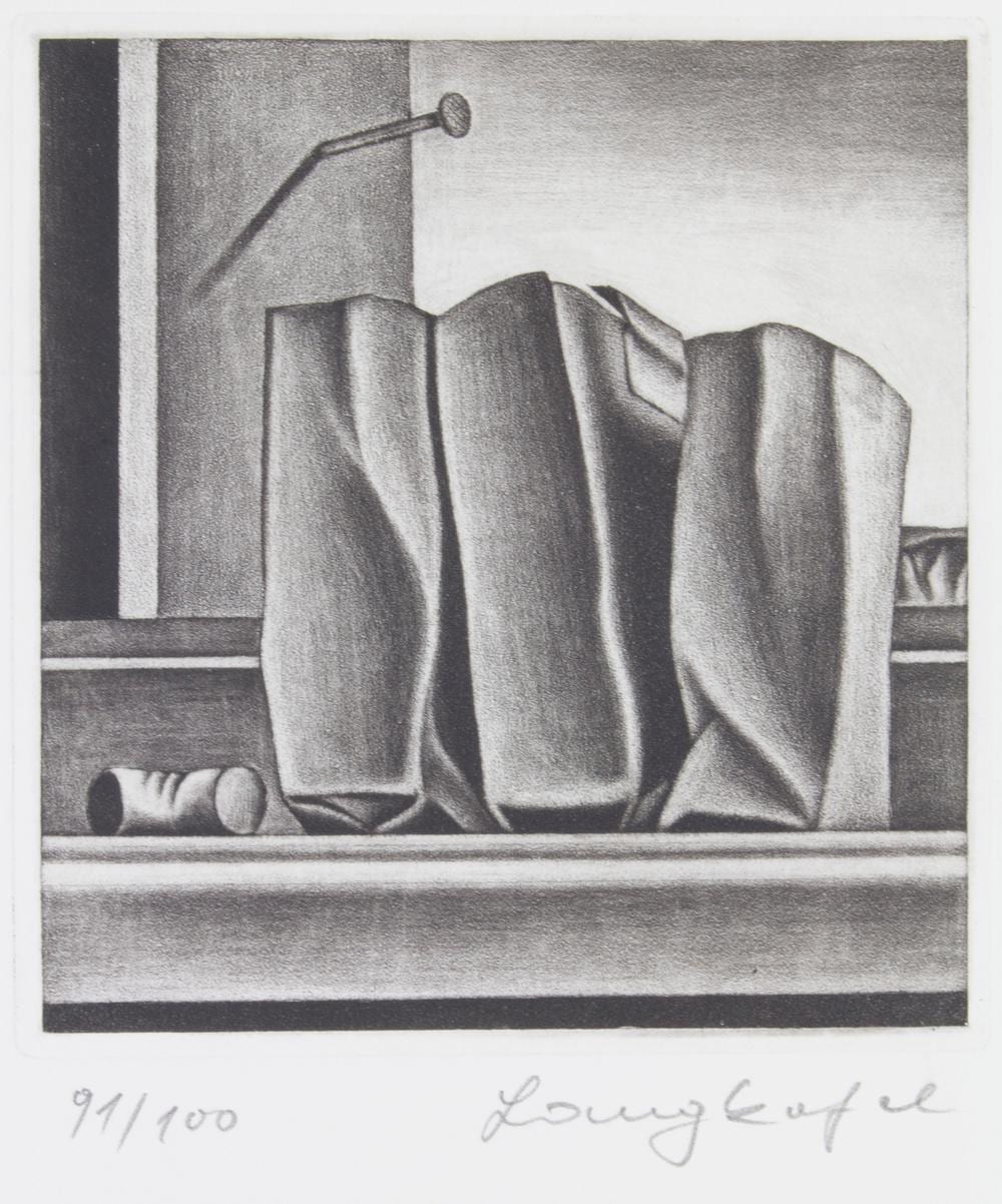 Klaus Langkafel comparable auction result: klaus langkafel 1941 2007 stillleben fensterbank a still life window sill