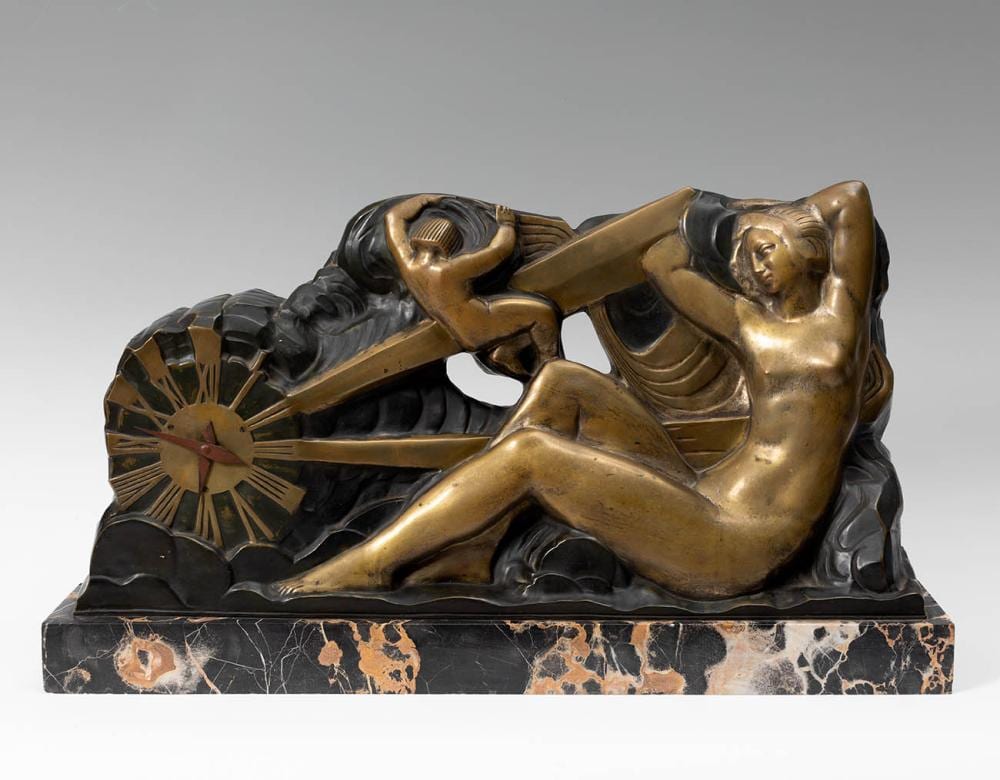 Raoul Lamourdedieu comparable auction result: raoul lamourdedieu 1877 1953 regarder bronze mesures 56 x 29 cm