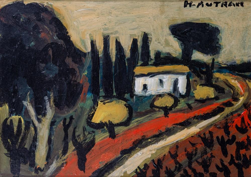 Henri Autran comparable auction result: henri autran 1926 2007 la campagne