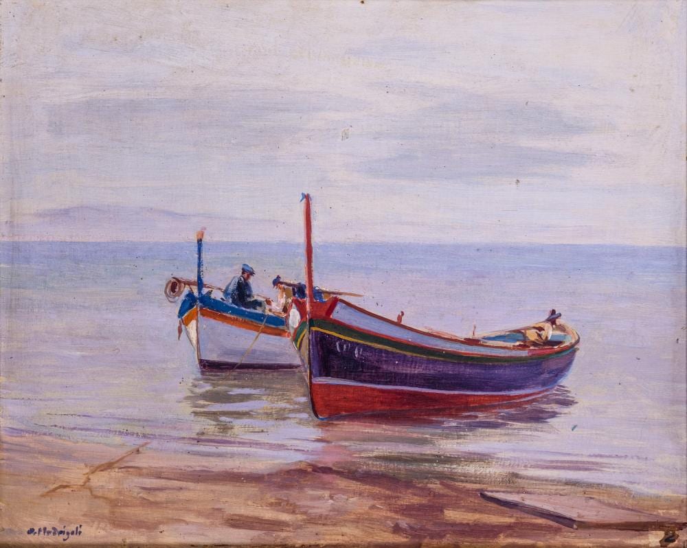 olynthe madrigali 1887 1950 les barques · MaisonRC · 2022-04-08 Olynthe Madrigali comparable auction result: olynthe madrigali 1887 1950 les barques