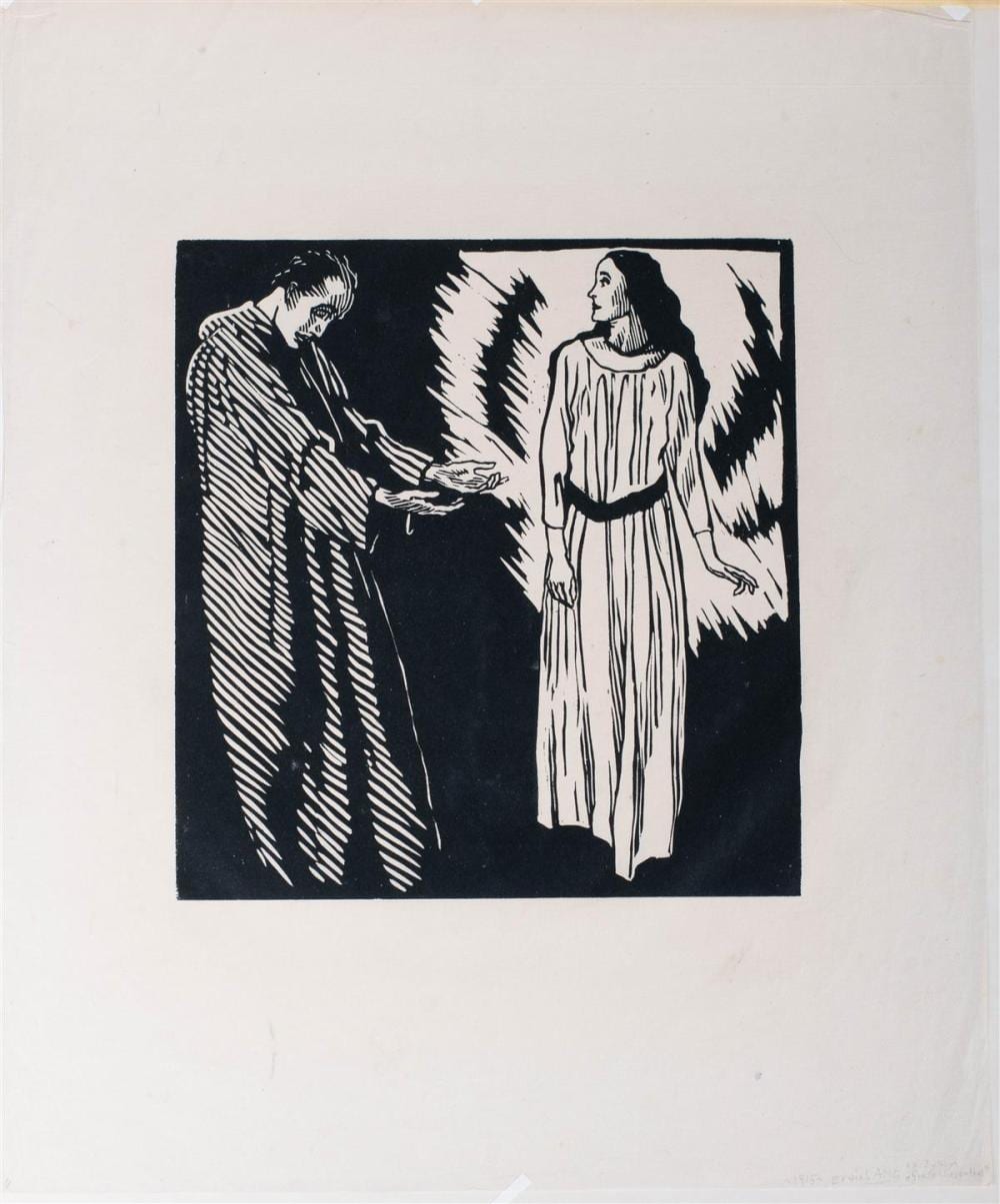 erwin lang austrian 1886 1962 grete wiesenthal 1915 woodcut 10 x 9 1 4 in plate 18 1 4 x 14 3 4 in sheet · Potomack Company · 2022-03-23 Erwin Lang comparable auction result: erwin lang austrian 1886 1962 grete wiesenthal 1915 woodcut 10 x 9 1 4 in plate 18 1 4 x 14 3 4 in sheet