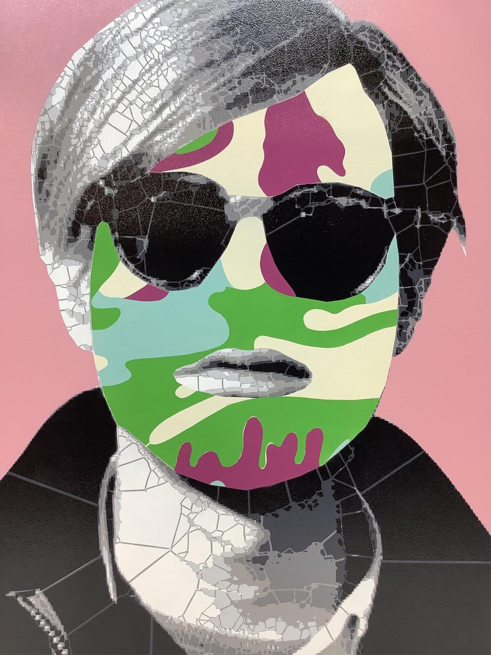 campbell la pun camo face rosa aerosol on wood · EJ'S Auction & Appraisal · 2022-03-19 Campbell La Pun comparable auction result: campbell la pun camo face rosa aerosol on wood