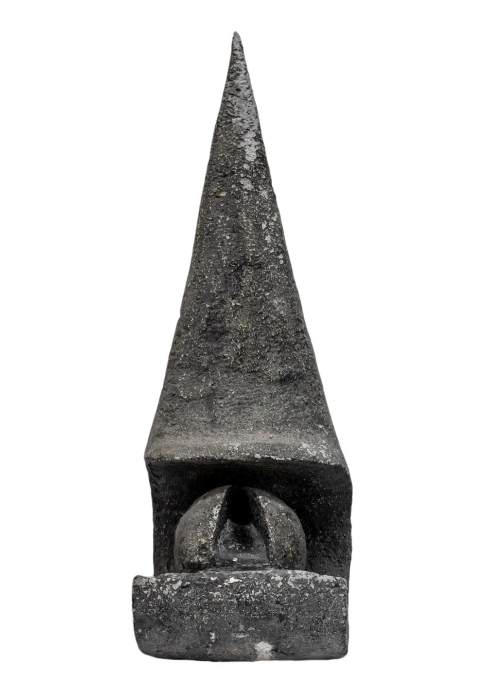 Eli Ilan comparable auction result: eli ilan 1928 1982 anchor aluminum sculpture 1975
