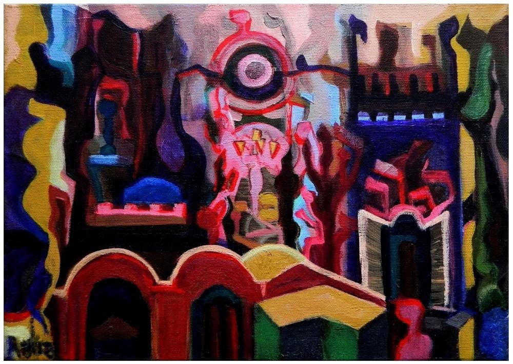 david rakia israeli b austria 1928 2012 · Yair Art Gallery · 2022-03-19 David Rakia comparable auction result: david rakia israeli b austria 1928 2012