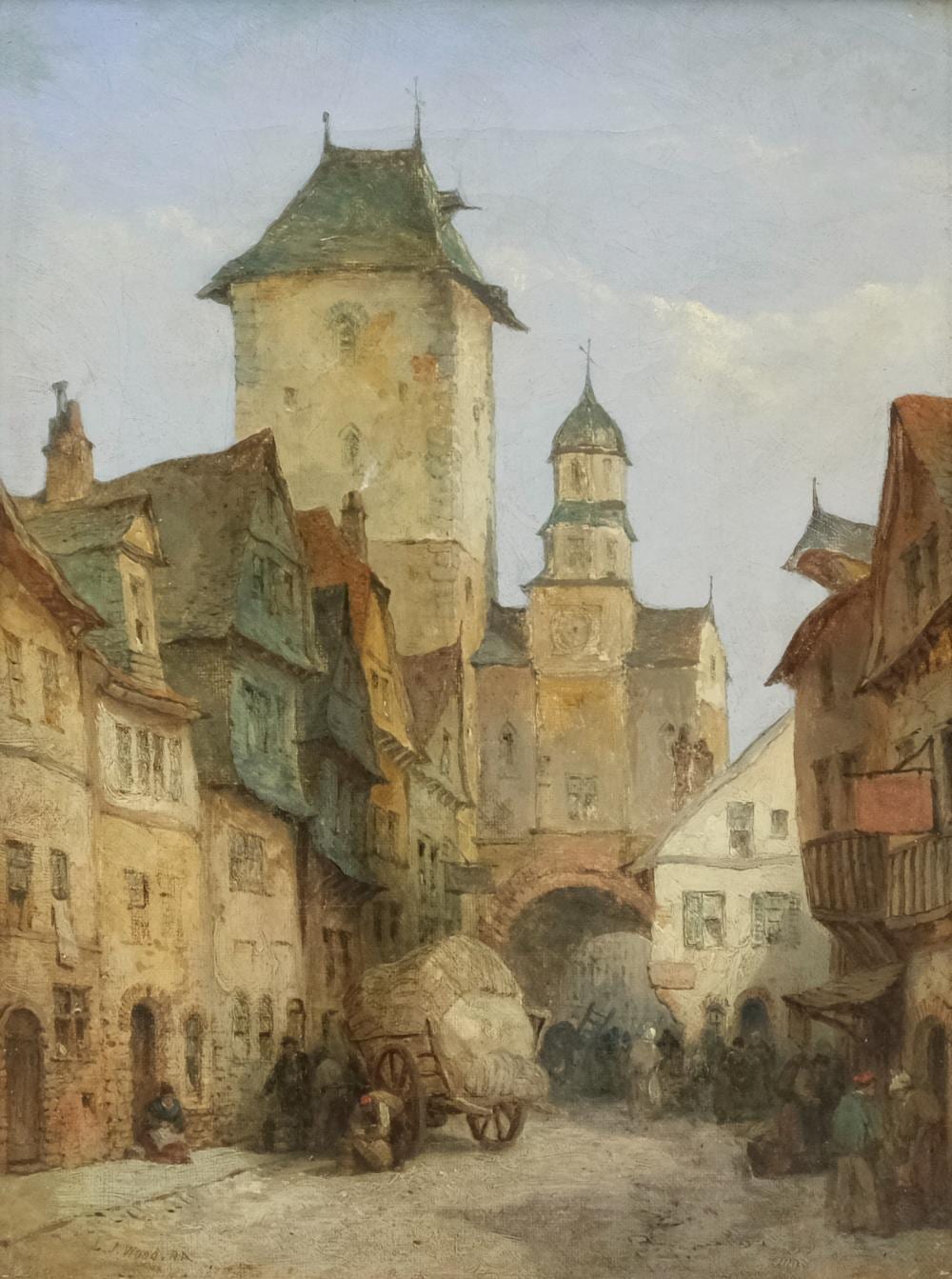 lewis john wood rothenburg · Old Kinderhook Auction Company · 2022-03-29 Lewis John Wood comparable auction result: lewis john wood rothenburg