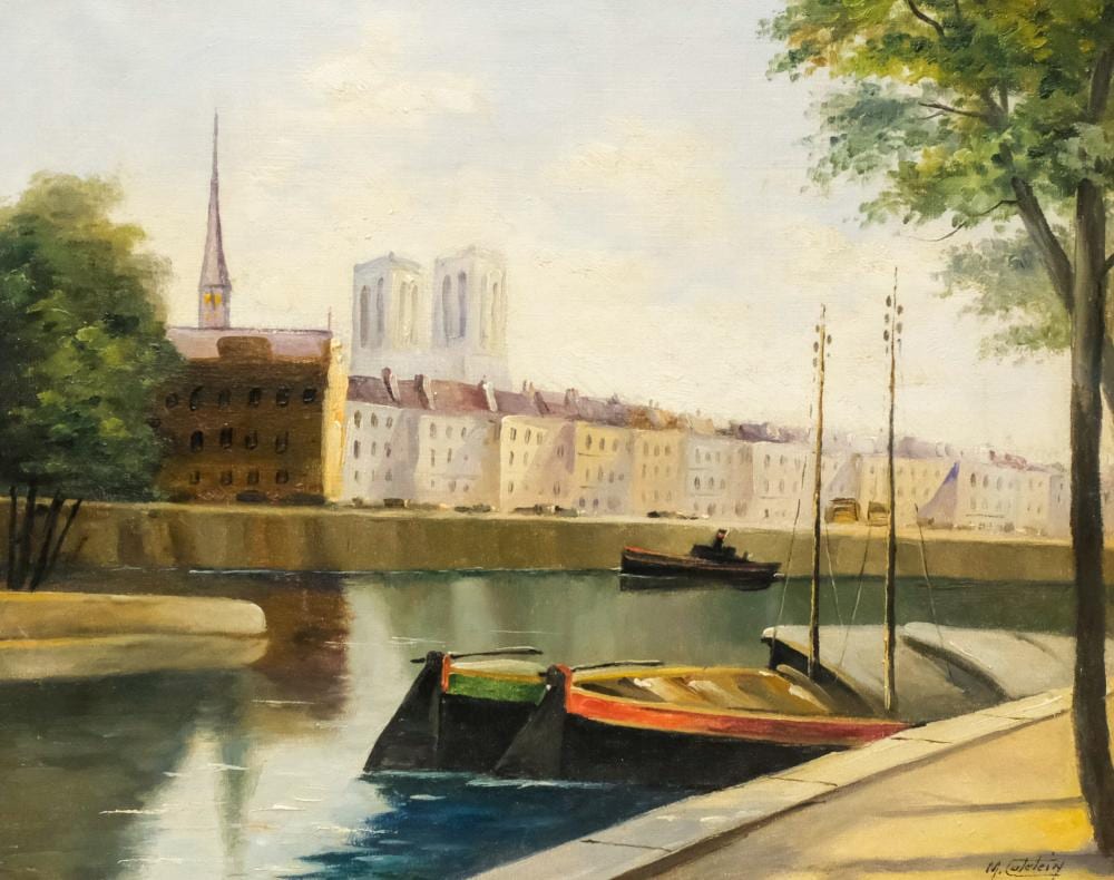 Marcel Catelein comparable auction result: marcel catelein view of paris