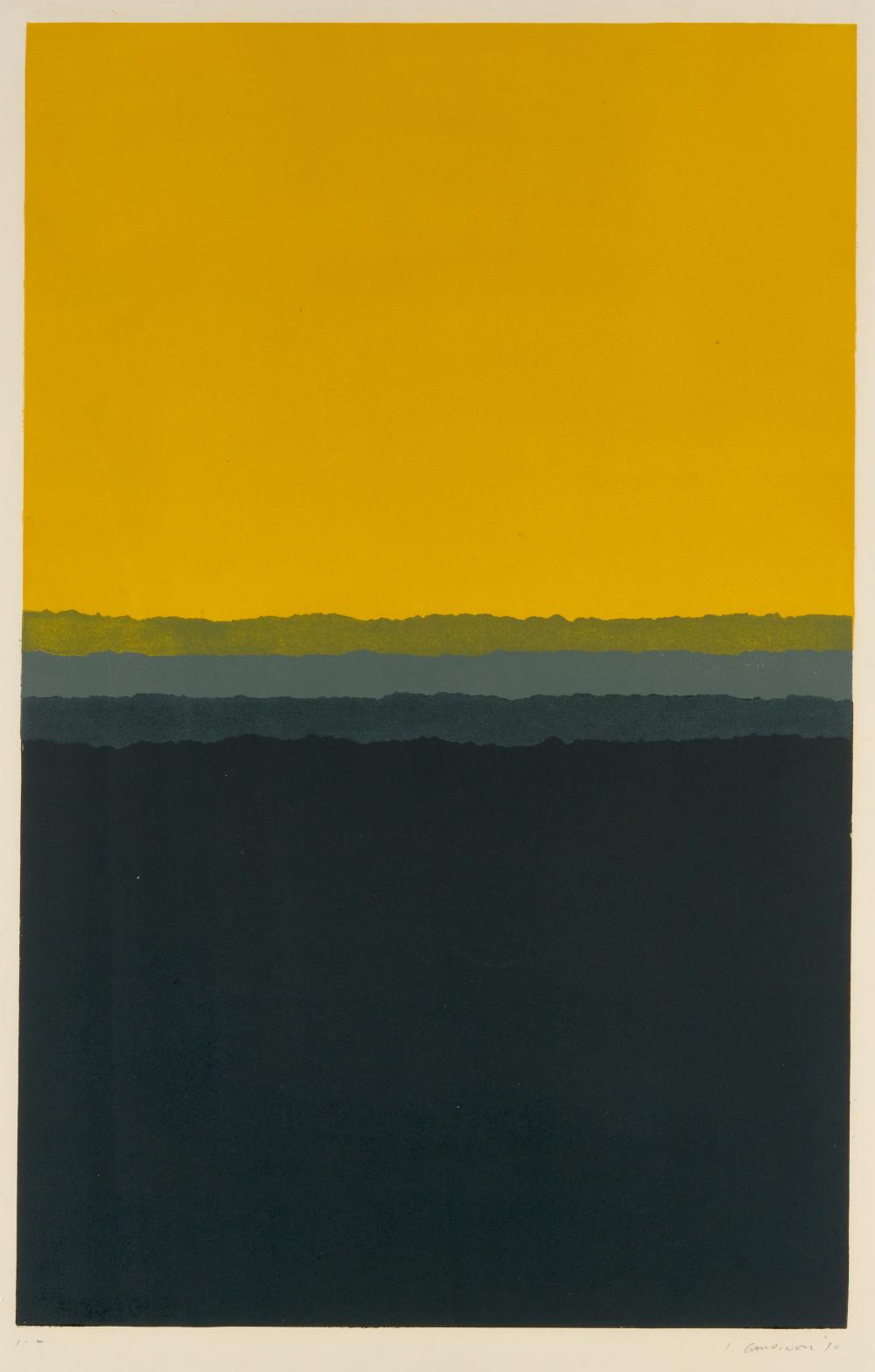 Ian Gardiner comparable auction result: ian gardiner 1945 2008 untitled 1970 screenprint ed 1 4