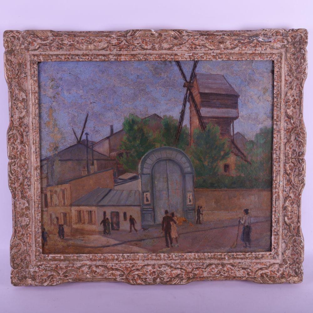 Georges Joubin comparable auction result: georges joubin 1888 1983 moulin de la galette montmartre huile sur toile sign e en bas