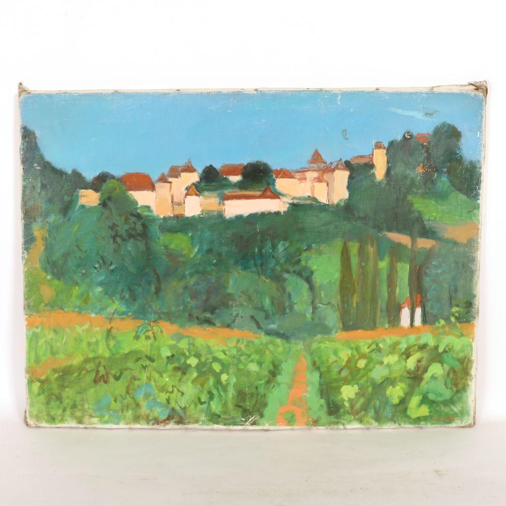 Georges André Klein comparable auction result: georges andr klein 1901 1992 vue d un village proven al huile sur toile sign e en bas droite po