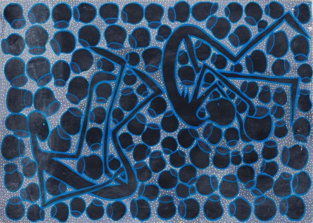 Mode Muntu comparable auction result: mode muntu 1940 1985 les potiers circa 1982 gouache sur papier fort 60