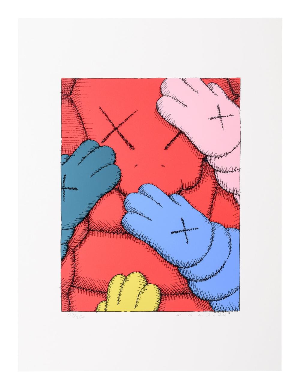 Kaws (American 1974-), 'URGE', 2020 sold by Tate Ward Auctions, lot 308 — auction record photograph