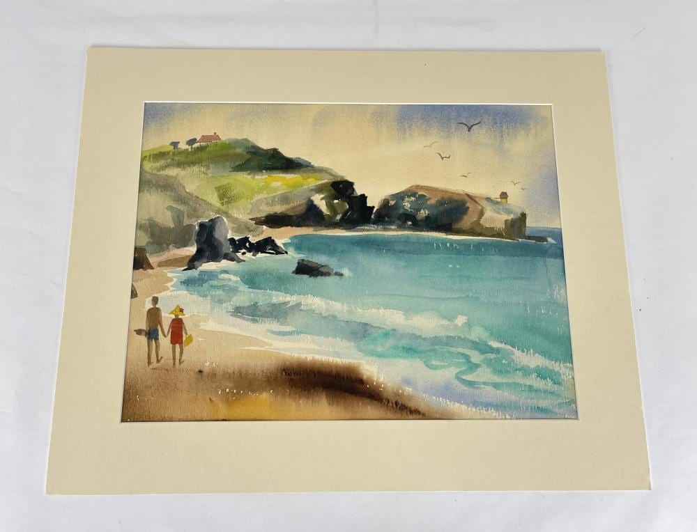 George Whitaker comparable auction result: george whitaker watercolor painting
