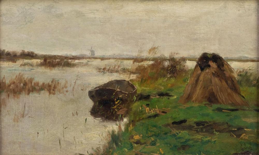 Paul Joseph Constantin Gabriel comparable auction result: paul joseph constantin gabriel 1828 1903 polderschuit in waterrijk landschap olieverf op doek r