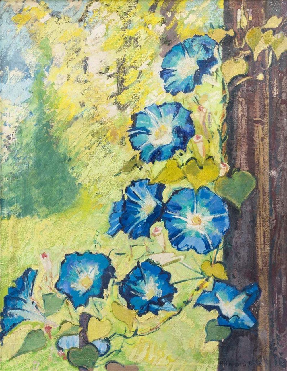 Hildegard Rath comparable auction result: hildegard rath 1909 1994 stilleven met ipomea olieverf op doek r o gesigneerd krasjes en verf