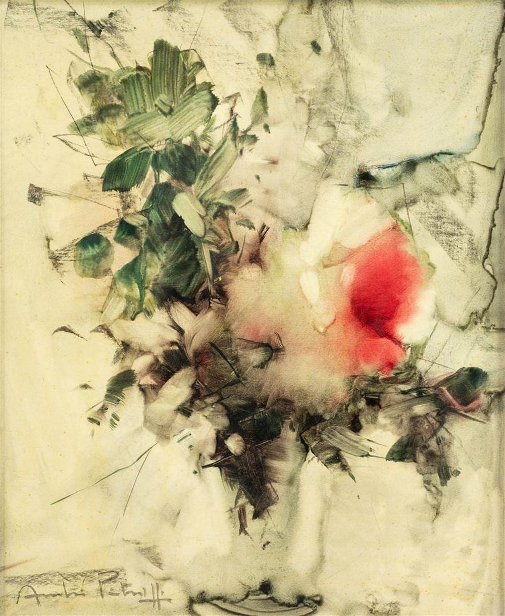 André Petroff comparable auction result: andr petroff 1894 1975 fleur no 38 olieverf op board l o en verso gesigneerd en gedateerd