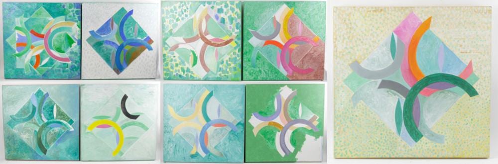 Jack Wolfe comparable auction result: jack wolfe amherst variations abstracts