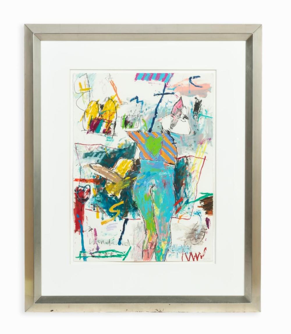 Ford Crull comparable auction result: ford crull untitled abstract on paper 1986