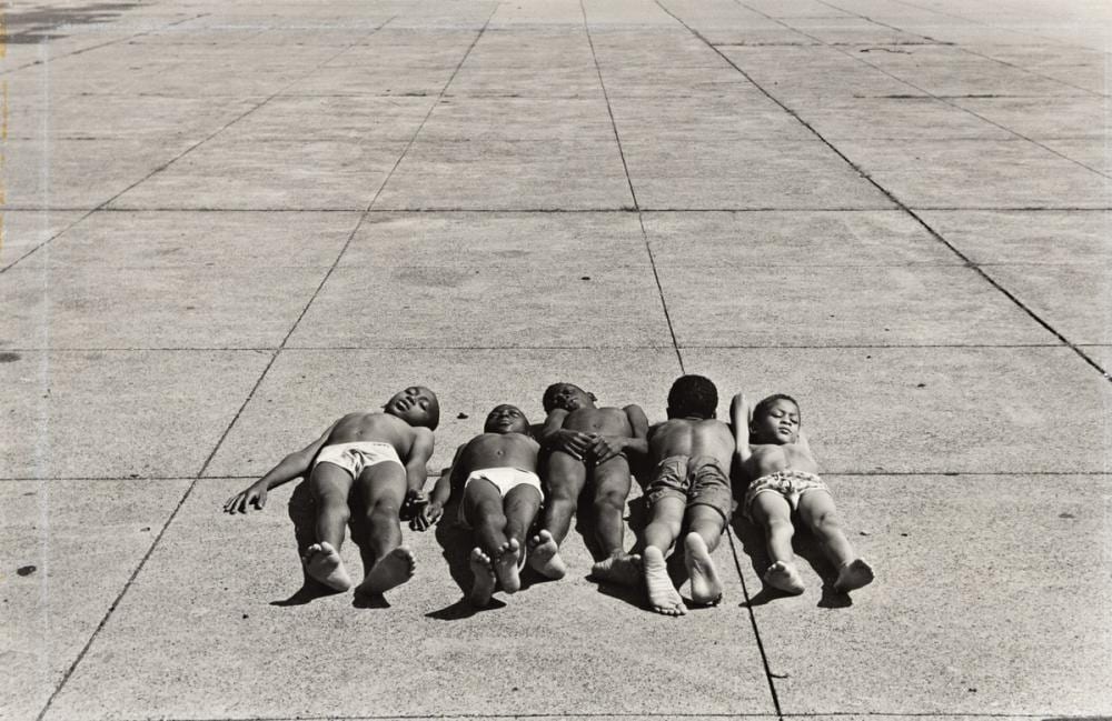George Krause comparable auction result: george krause 1937 five boys on sidewalk philadelphia
