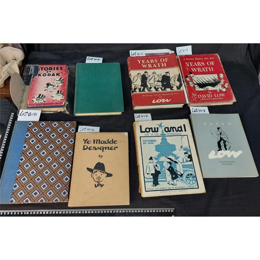 David Low comparable auction result: cartoons by david low