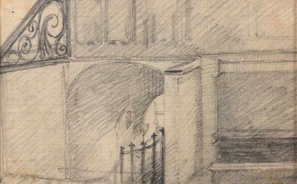 Scipione Vannutelli comparable auction result: three pencil drawings by scipione vannutelli