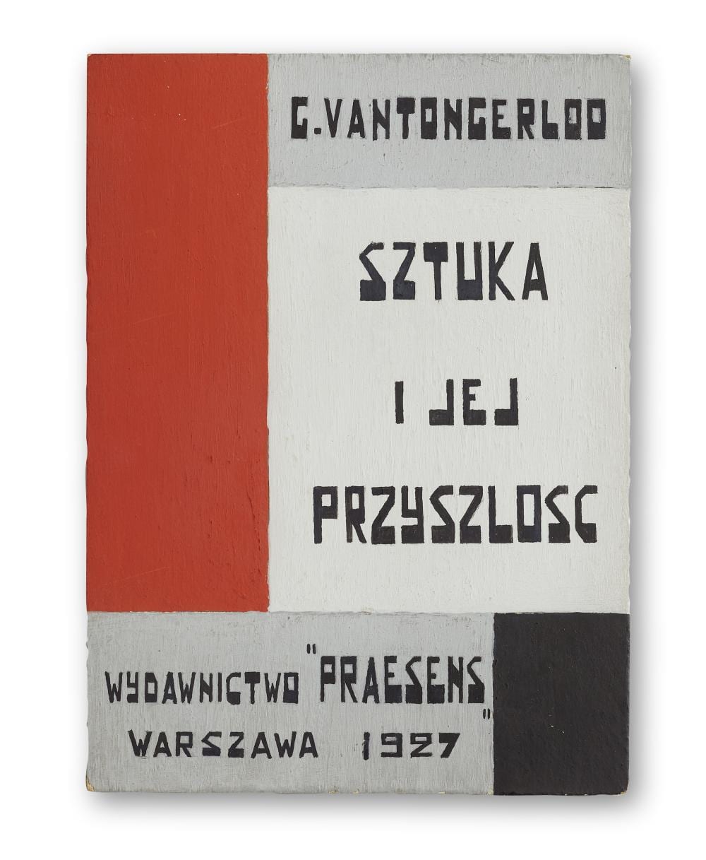 georges vantongerloo 1886 1965 typographical poster for warsaw g vantongerloo sztuka i jej przyszlosc wydawnictwo praesens warszawa 1927 executed in 1927 · Bonhams · 2022-04-07 Georges Vantongerloo comparable auction result: georges vantongerloo 1886 1965 typographical poster for warsaw g vantongerloo sztuka i jej przyszlosc wydawnictwo praesens warszawa 1927 executed in 1927