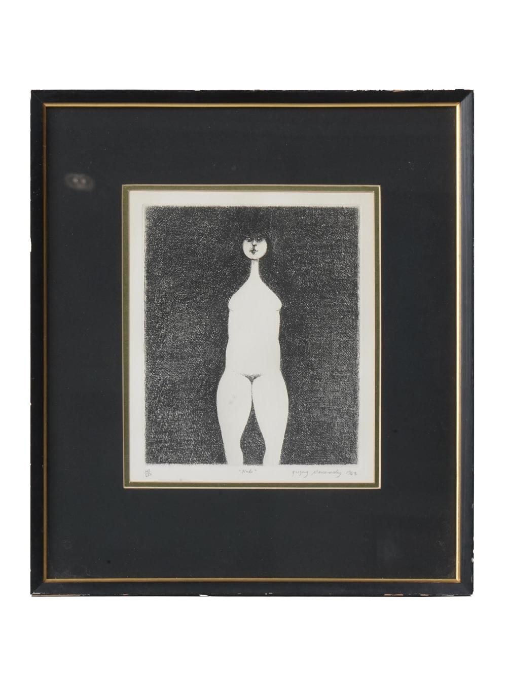 female nude etching 1967 by gregory masurovsky · Antique Arena Inc · 2022-04-16 Gregory Masurovsky comparable auction result: female nude etching 1967 by gregory masurovsky
