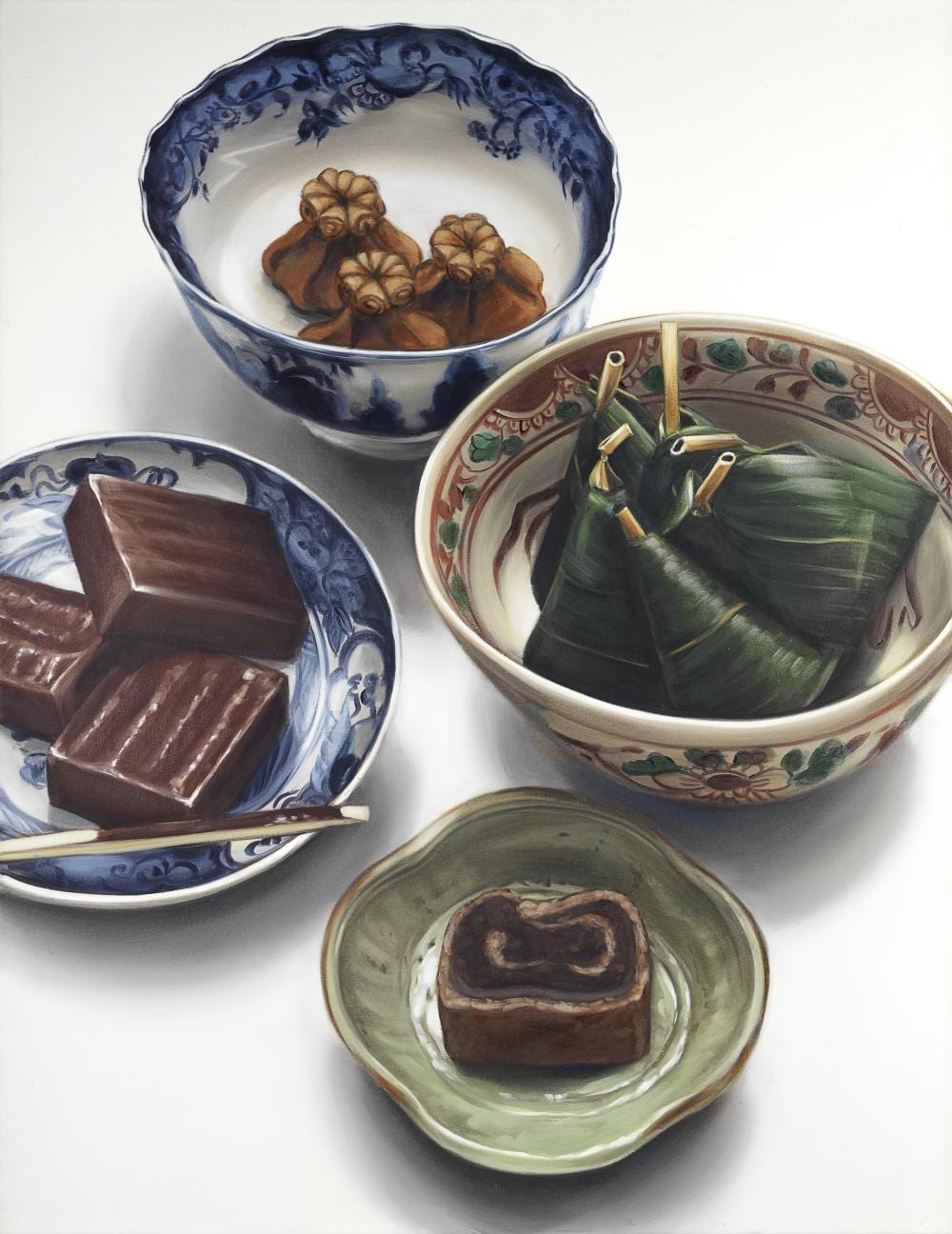 Lisa Milroy comparable auction result: lisa milroy british born 1959 japanese sweets unframed