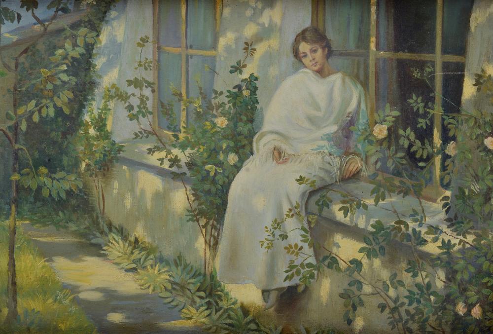 Giovanni (1866) Giani comparable auction result: giovanni giani torino 1866 torino 1936 il mattino delle rose