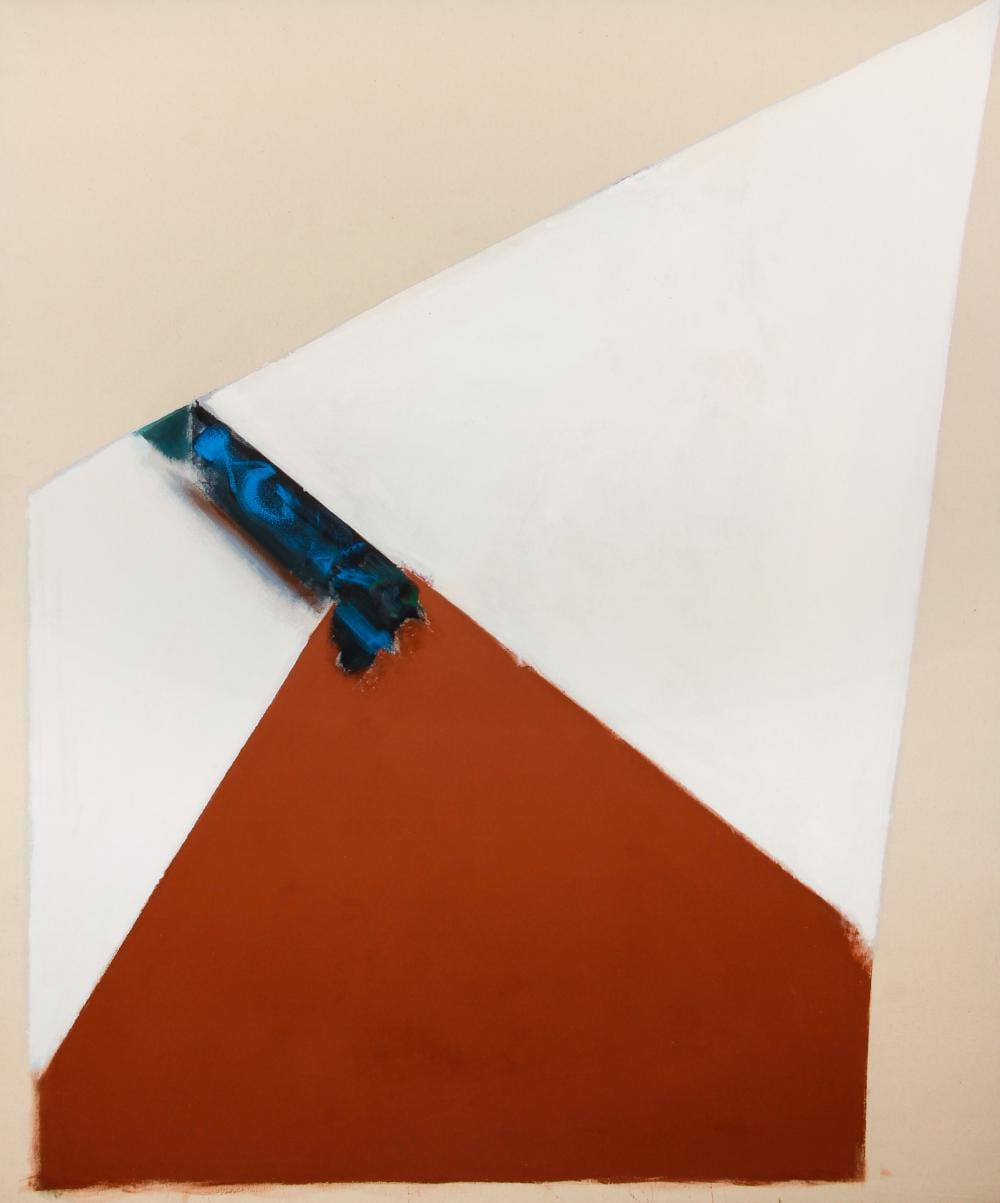 Minoru Kawabata comparable auction result: minoru kawabata 1981 untitled acrylic painting