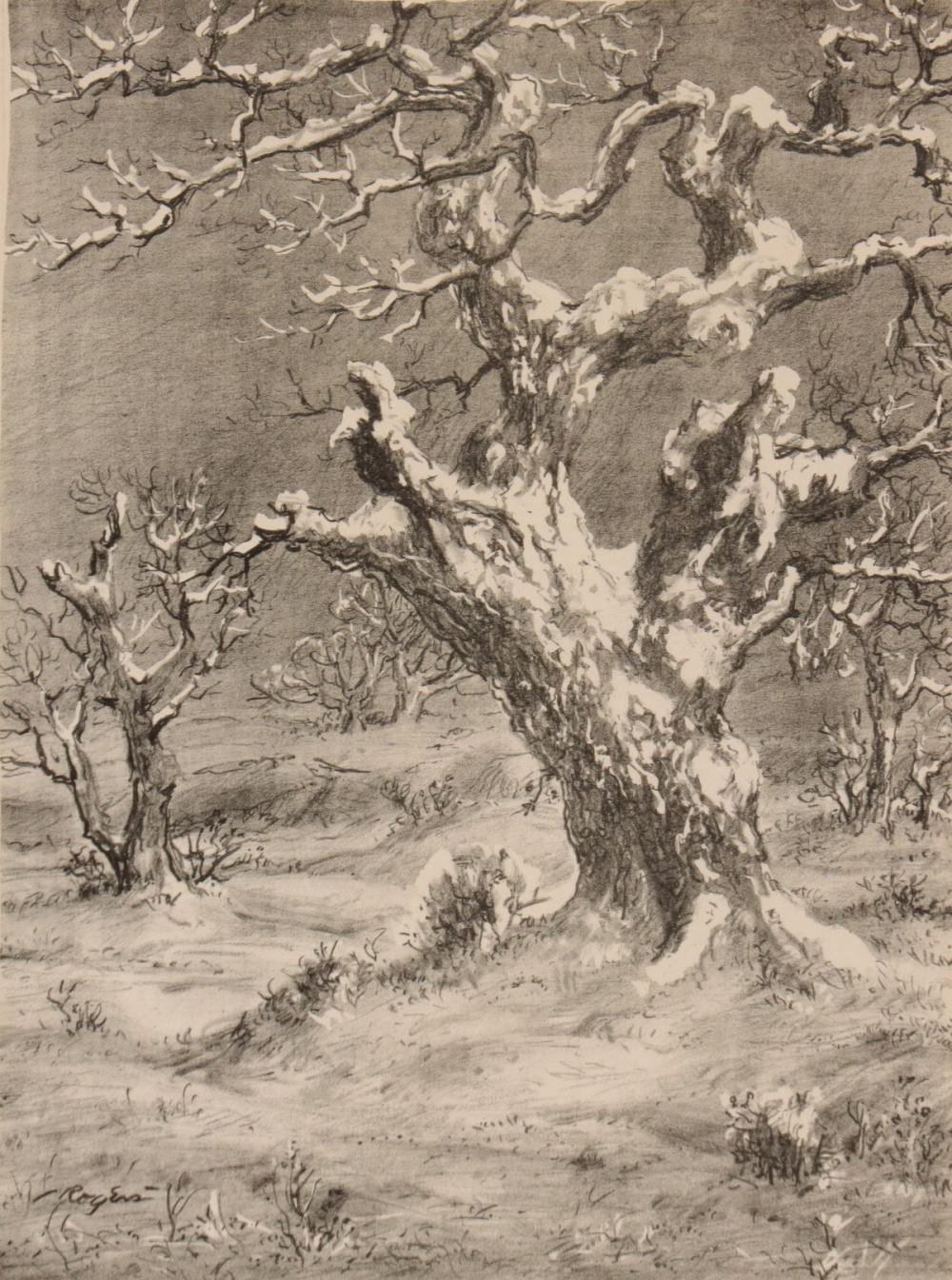 Charles B. Rogers comparable auction result: charles b rogers 1911 1987 pencil signed litho