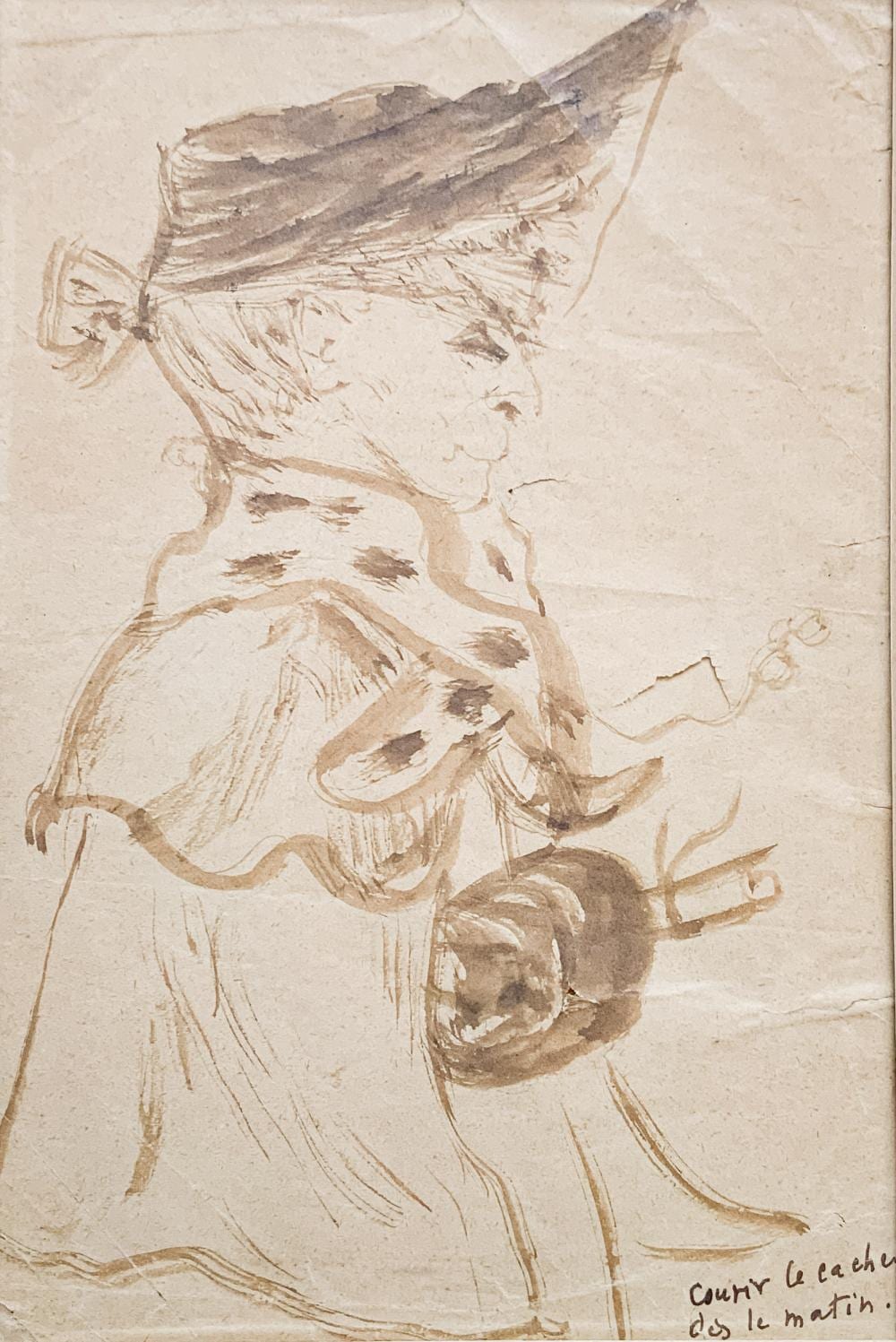 Max Jacob comparable auction result: max jacob courier le cache des le matin