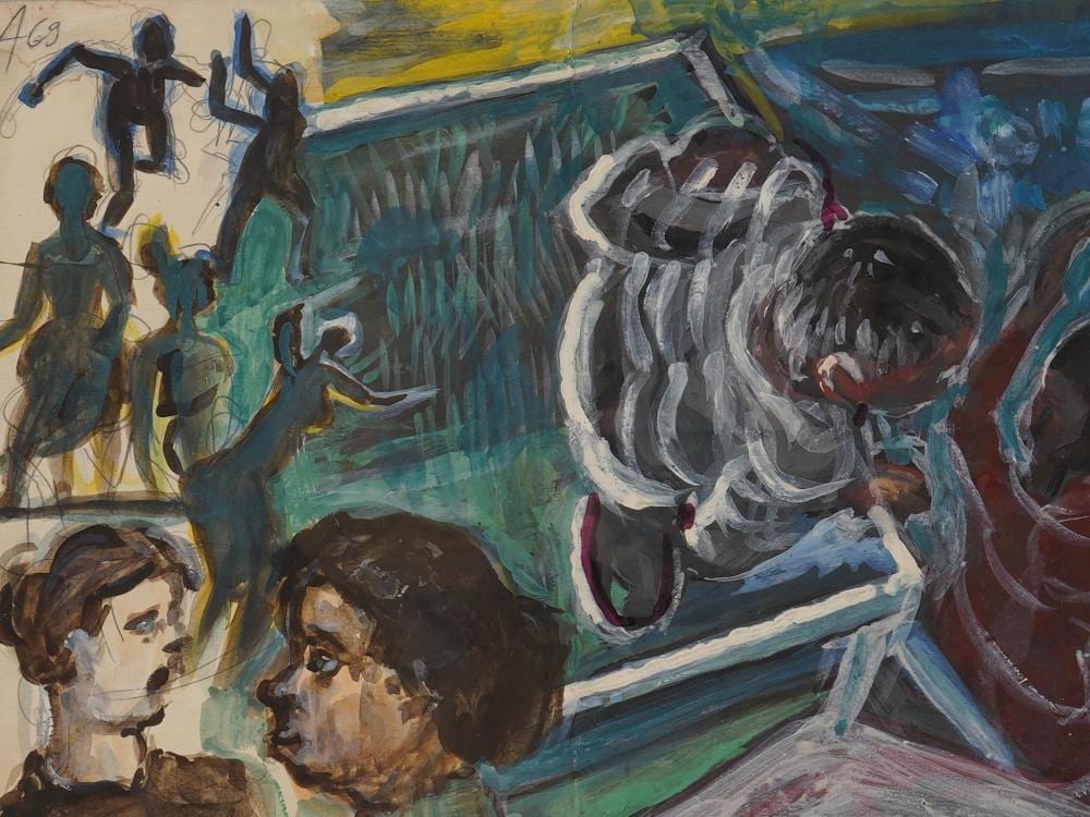 AREFIEV comparable auction result: a russian avant garde painting by alexander arefiev