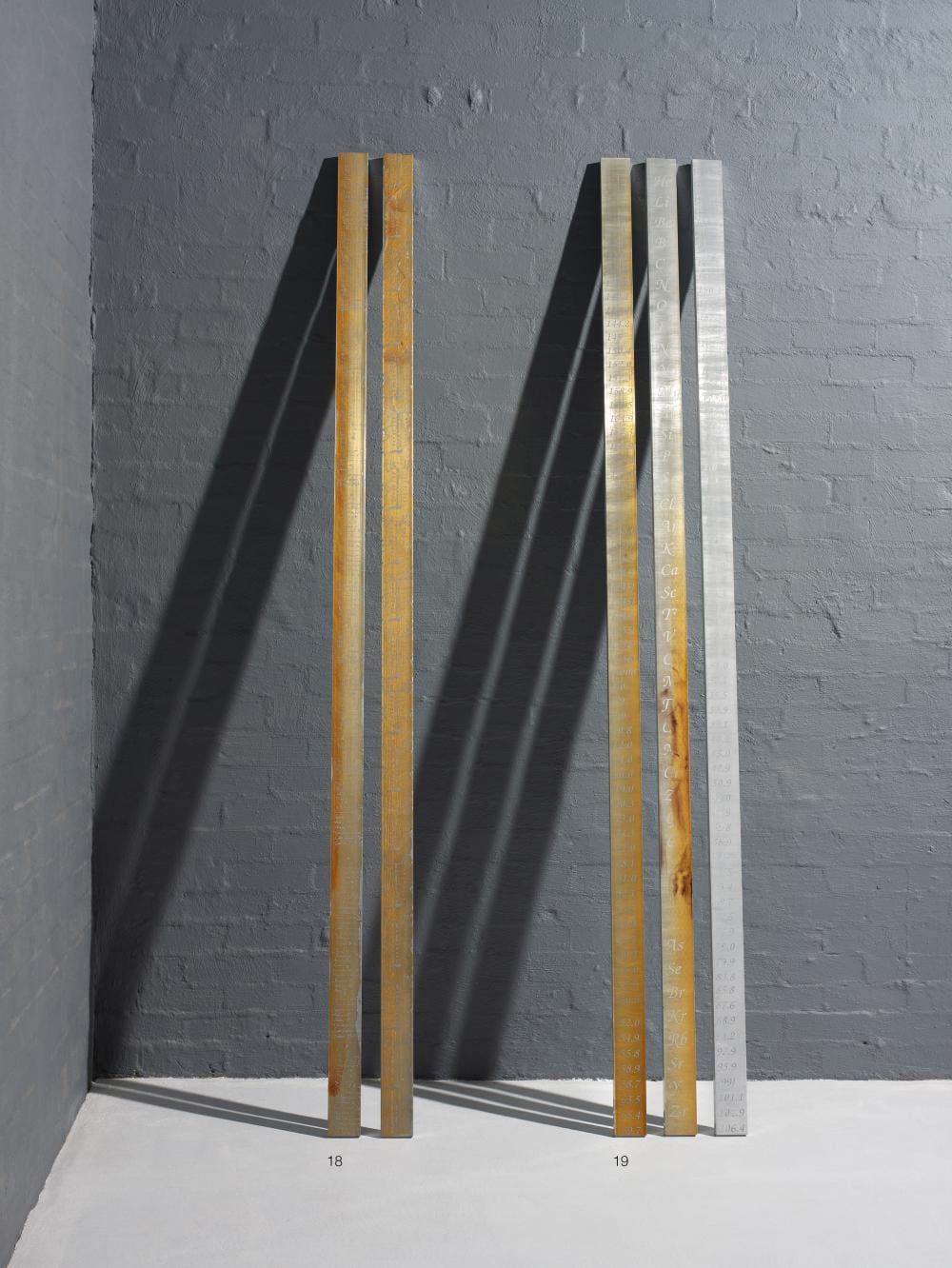 Janet Laurence comparable auction result: janet laurence born 1947 alchemical rods from the periodic table series 1994 2002